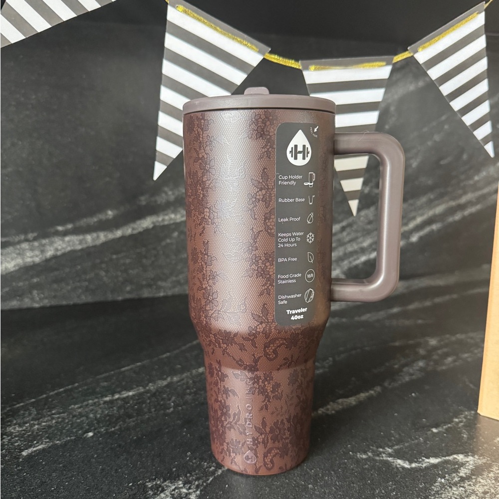 Hydrojug ESPRESSO 40 OZ Traveler Limited Edition NWT